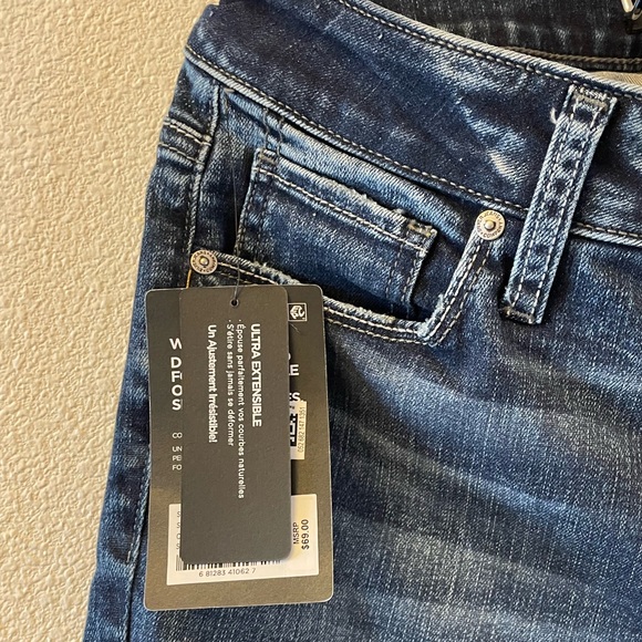NWT Silver Denim Curvy Fit Mid Size Skinny Jeans Size 27 - Picture 4 of 12